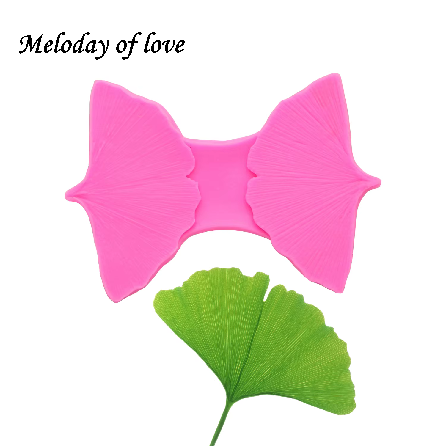 Moule en silicone en forme de feuilles de Ginkgo