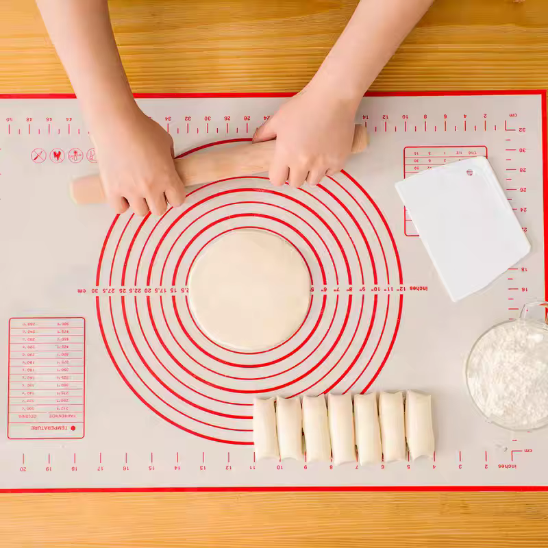 Tapis de cuisine en silicone antidérapant 50x60cm