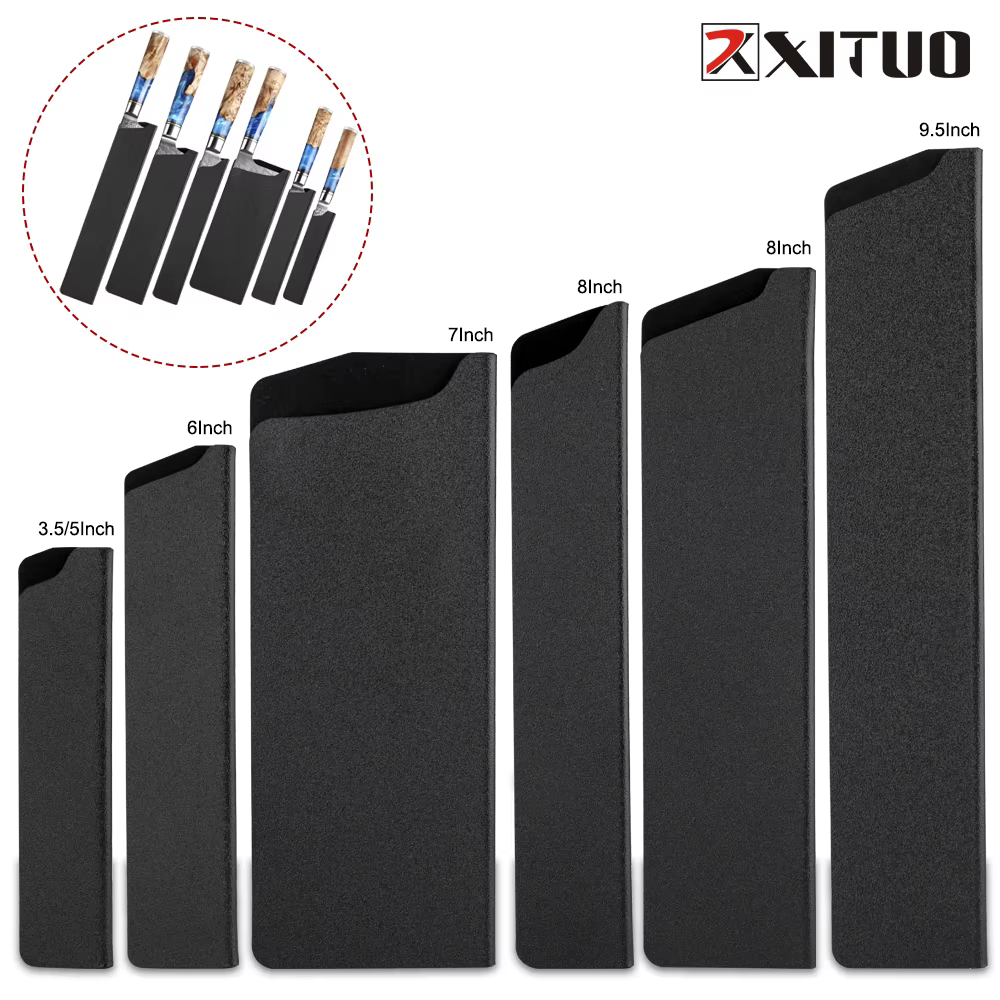 XITUO couteau de cuisine gaine 9.5 "8" 7 "6" 5 "3.5" pouces étui