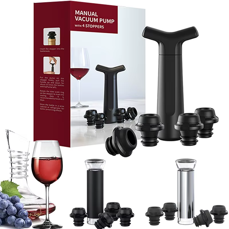 Bouchons de vin sous vide