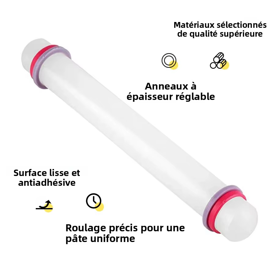 Rouleau à pâtisserie antiadhésif pour gâteaux