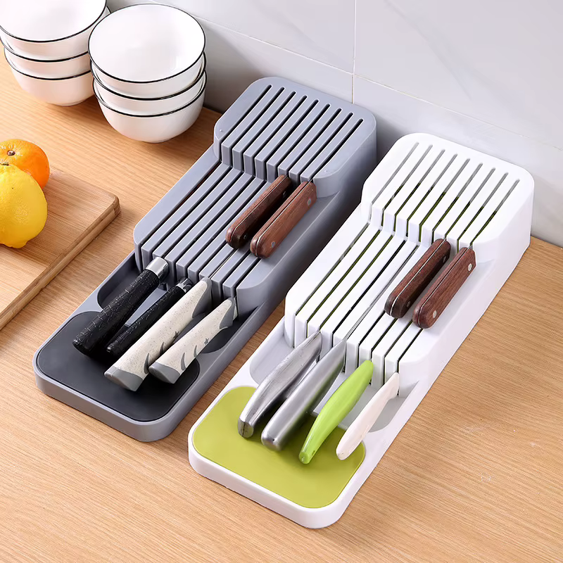 Plateau de rangement de couverts polyvalent de cuisine