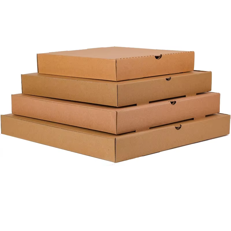 Boîtes d'emballage de Pizza ondulées