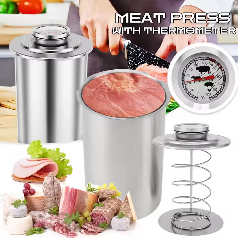Fabricant de jambon en acier inoxydable presse à viande cuiseur Deli