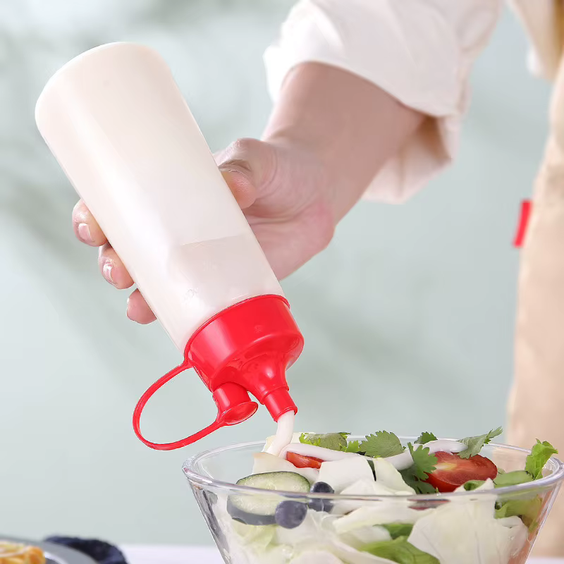 Bouteilles d'huile à condiments à presser