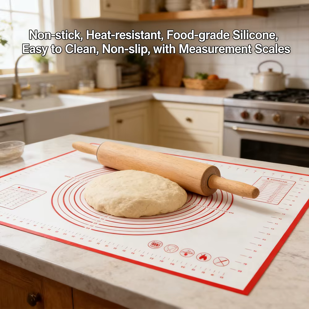 Nouveau tapis de cuisson en silicone surdimensionné 80/70/60 cm