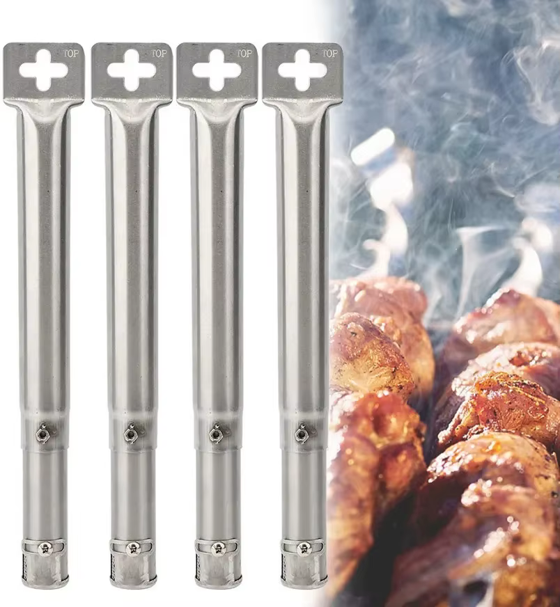 Tuyau de Barbecue universel réglable en acier inoxydable