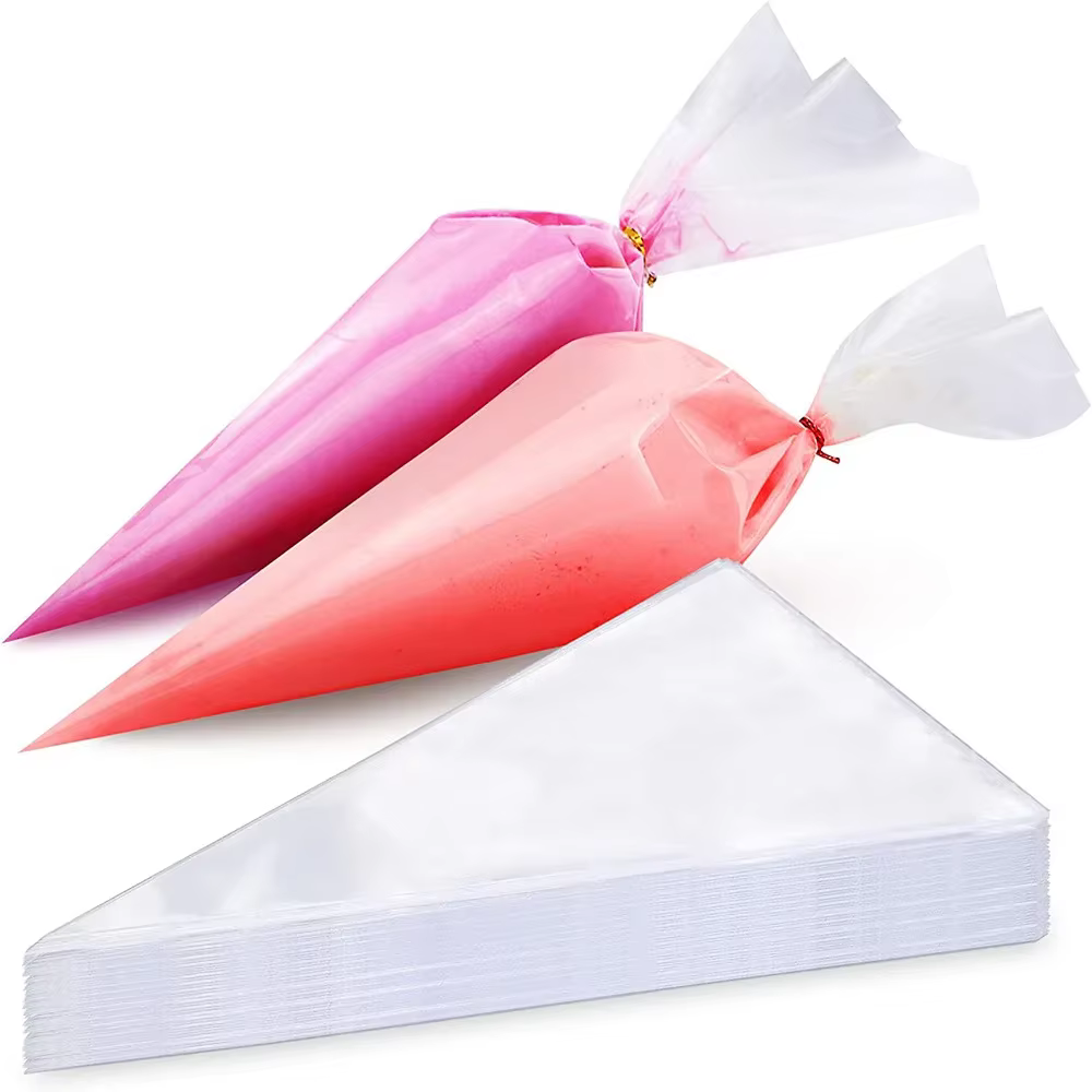 Nouveau 100/50/20 pièces sac à douille jetable pâtisserie glaçage Fondant gâteau crème sac