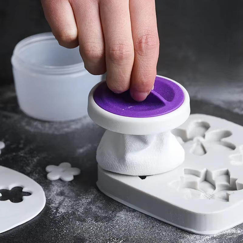 1 pièces Fondant sucre gâteau antiadhésif bouffée Flip
