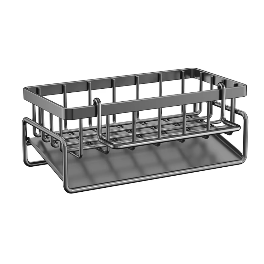 Étagère de rangement pour épices de cuisine avec égouttoir