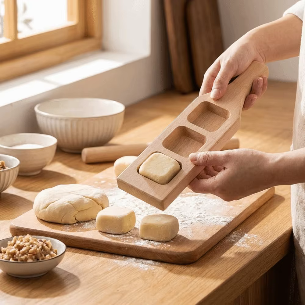 Moule à pâtisserie traditionnel en bois antiadhésif
