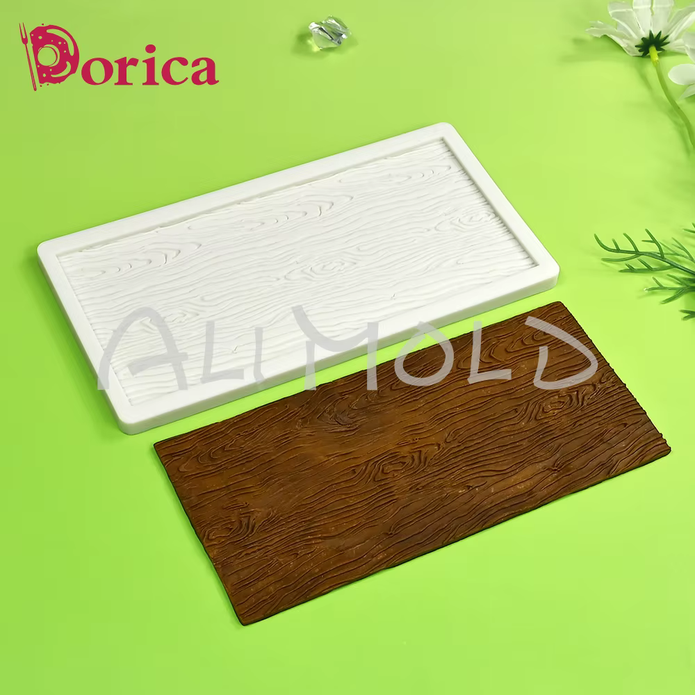 Moule en silicone en forme de veines d'écorce pour décoration de gâteau