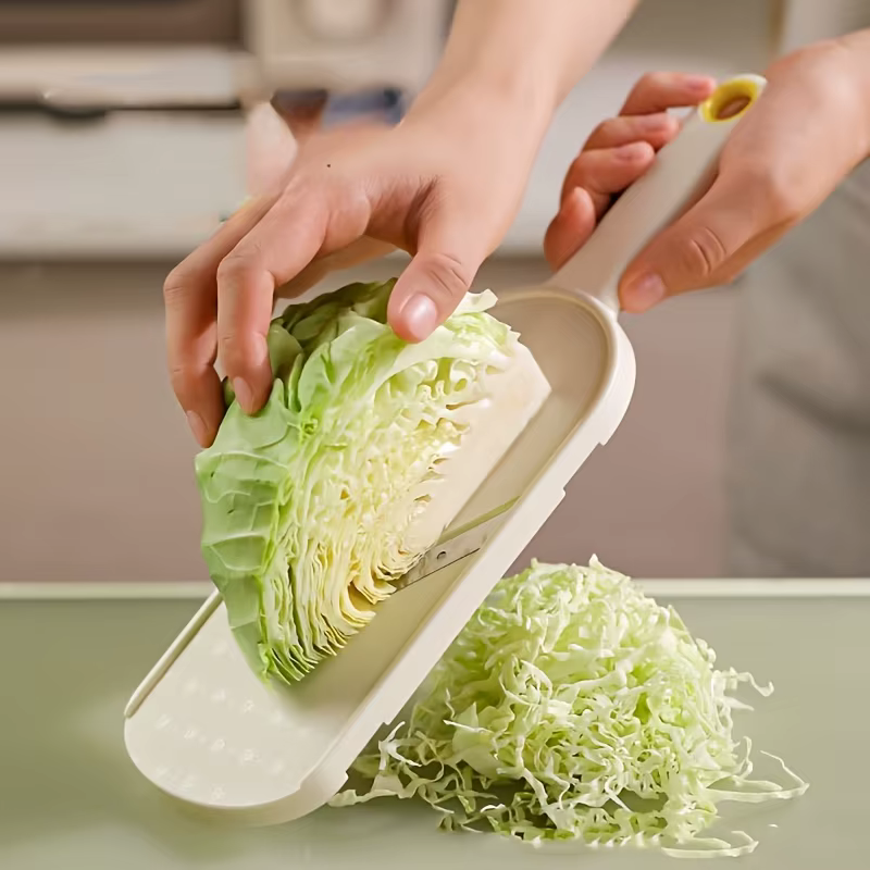 Râpe à chou, oignons, concombres, pommes de terre, grattage au chou pour la coupe de salade, outil de tranchage et de déchiquetage Ultra-fin, outil de cuisine