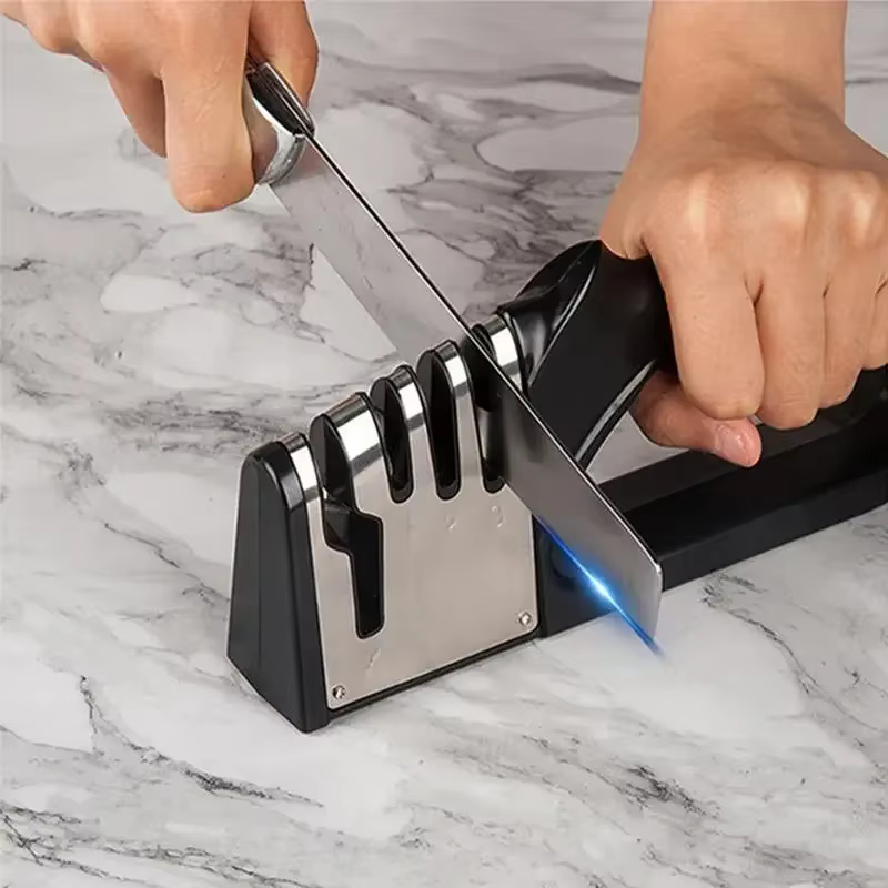 Aiguiseur de couteaux de cuisine à 4 segments