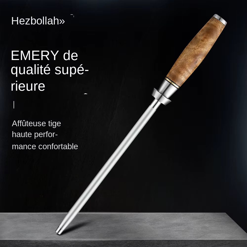 HEZHEN – aiguiseur de couteaux en acier à haute teneur en carbone