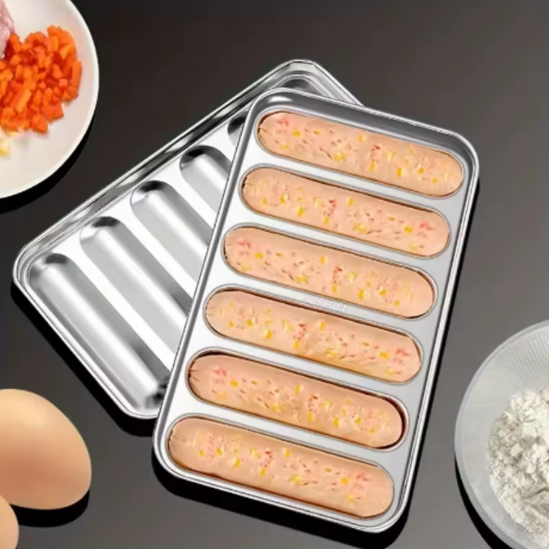 Moule à saucisses 6 en 1 en acier inoxydable