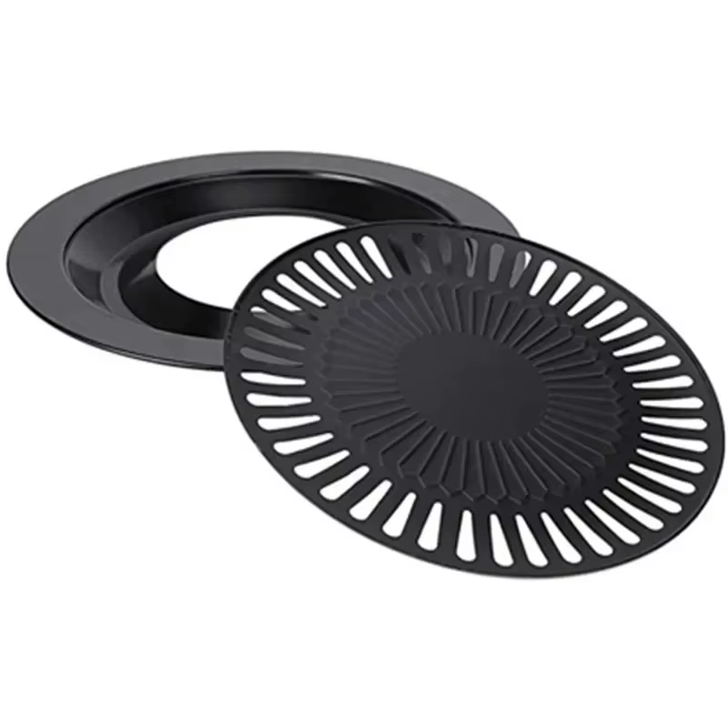 Plaque de cuisson antiadhésive sans fumée pour barbecue