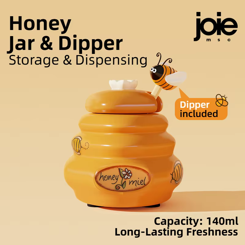 Joie pot de stockage de miel en céramique 150ml et pot