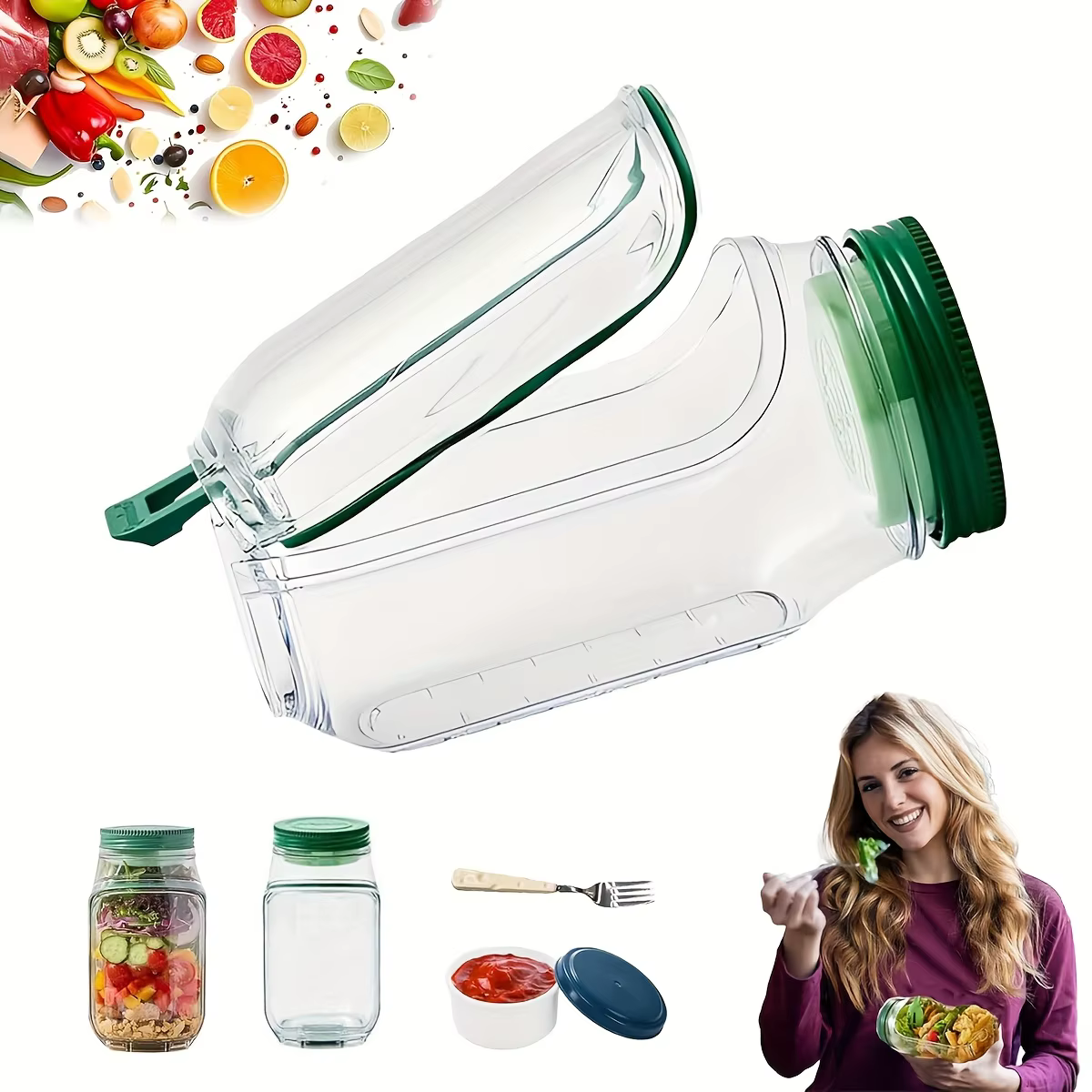 Conteneur à salade de haute qualité