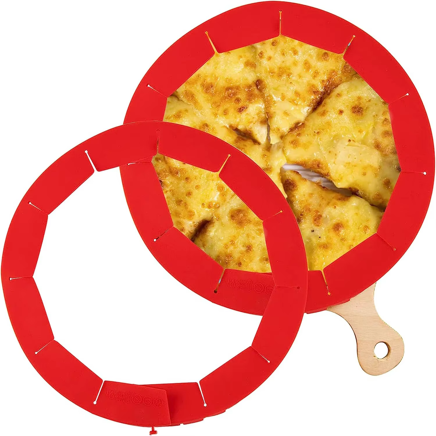 Bouclier de croûte de tarte en Silicone réglable