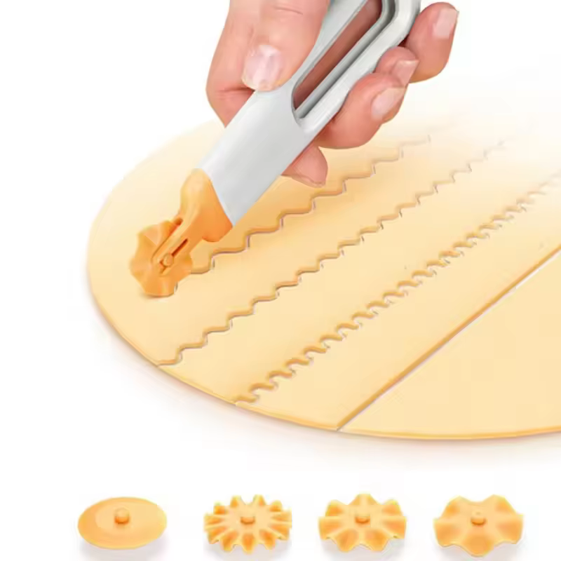 1 pièce Rouleau de découpe manuel pour biscuits