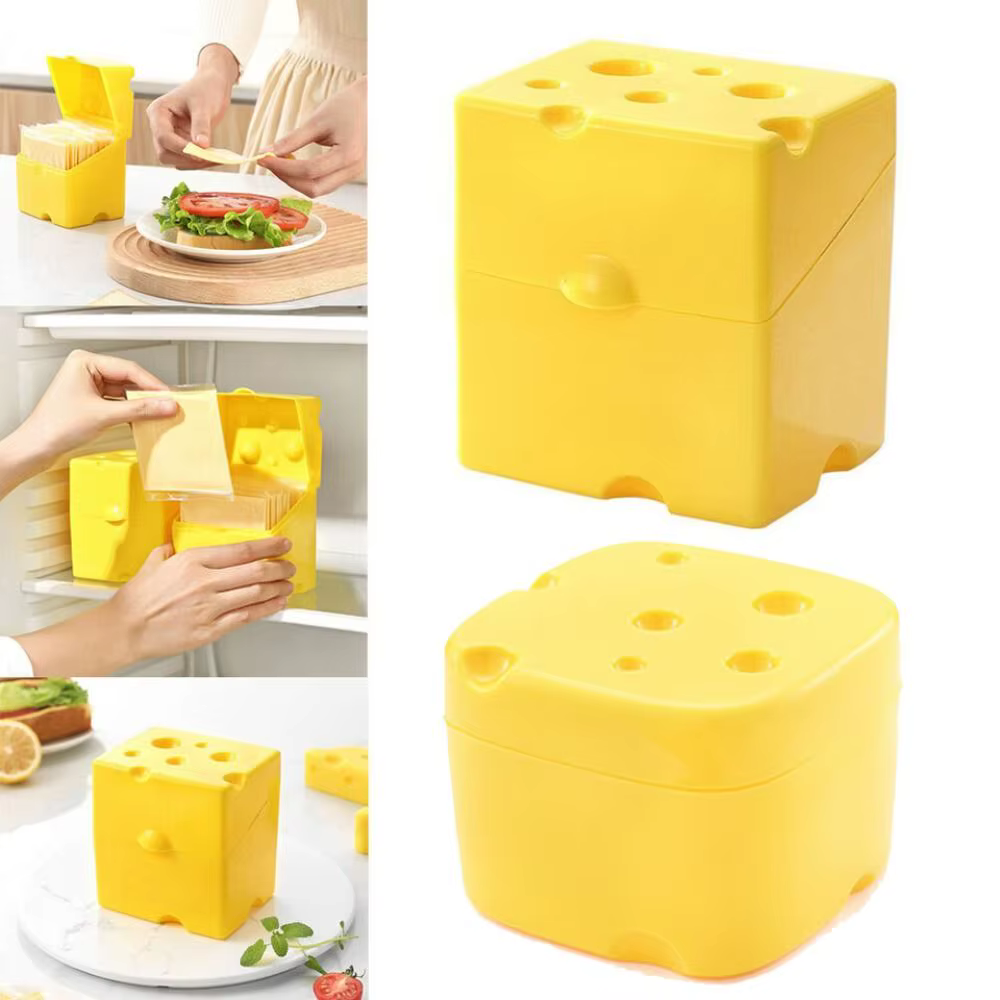 Récipient de stockage de tranches de fromage en tranches
