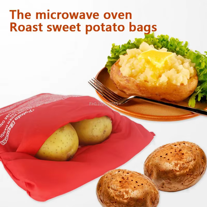 Sac de pommes de terre réutilisable pour micro-ondes Express