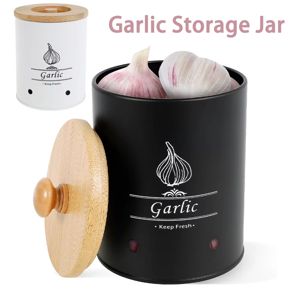 Pot de rangement pour gardien d'ail