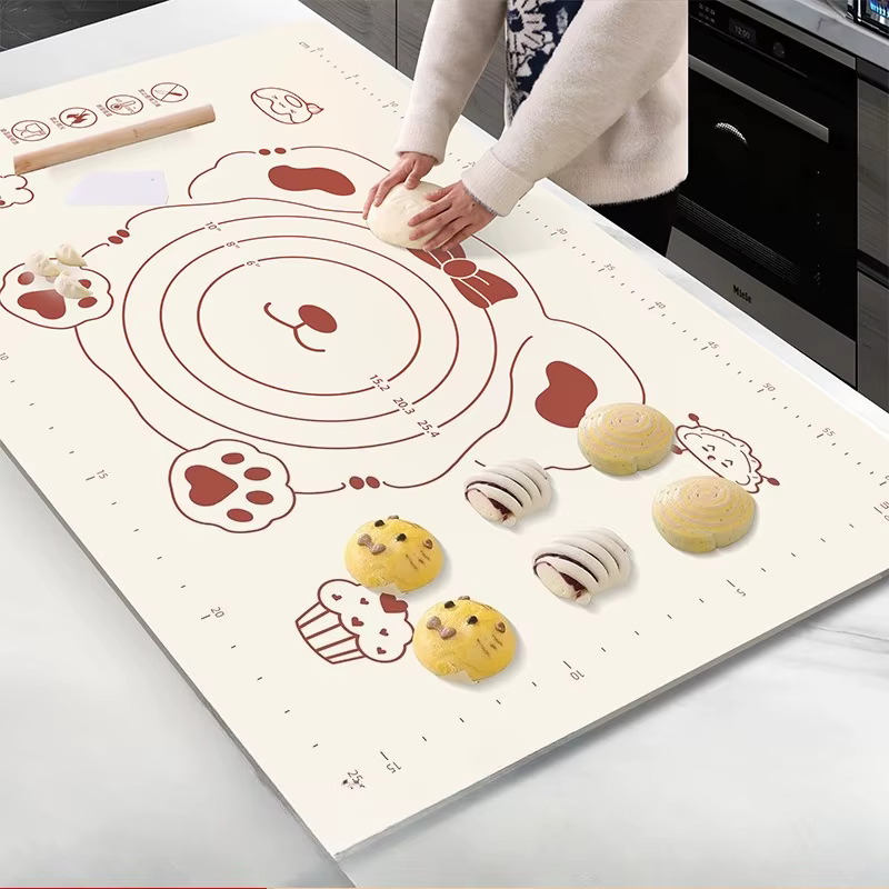 Tampon en Silicone tapis de cuisson feuille pétrissage pâte