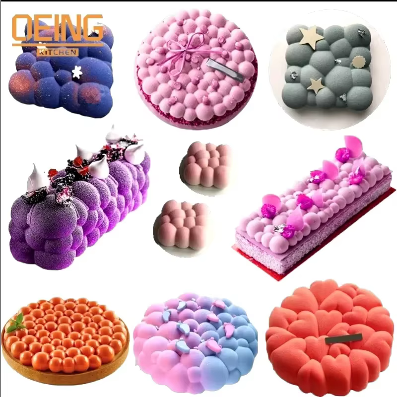 Moule à gâteau en silicone pour la cuisson de desserts français bricolage