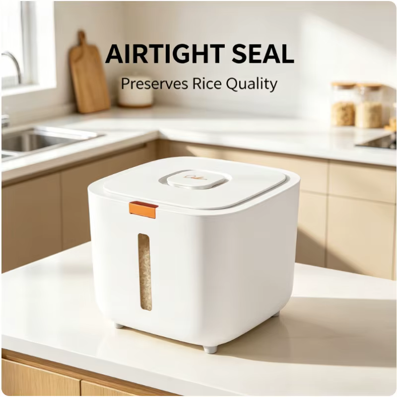 Boîte de rangement hermétique pour riz de 10 kg