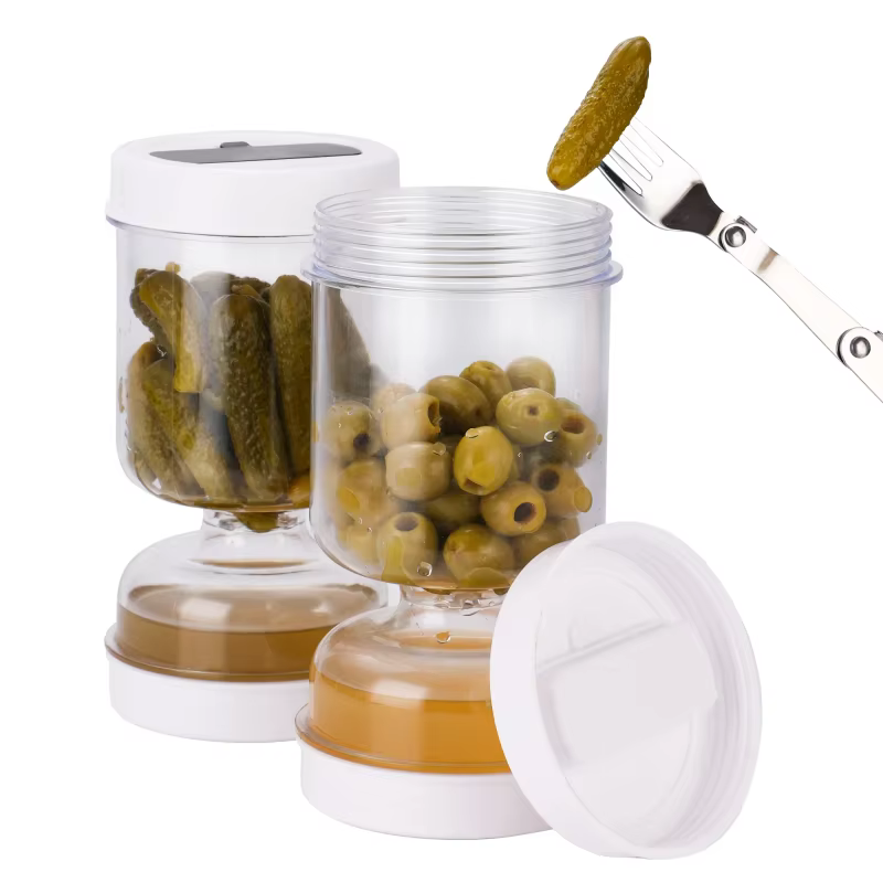 Pot à Olive et à Cornichons avec Passoire