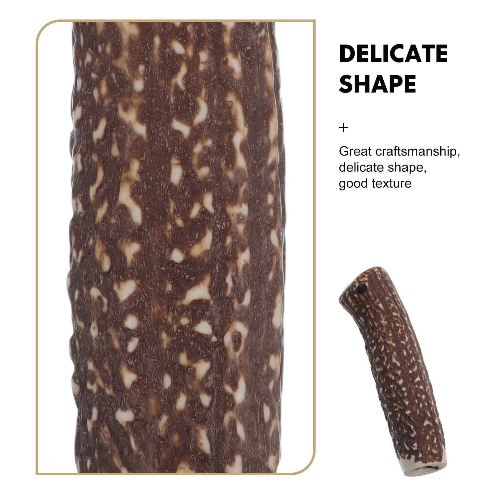 Manche de couteau inspiré du corne de cerf pour la remplacement des poignées de couteaux de cuisine domestiques