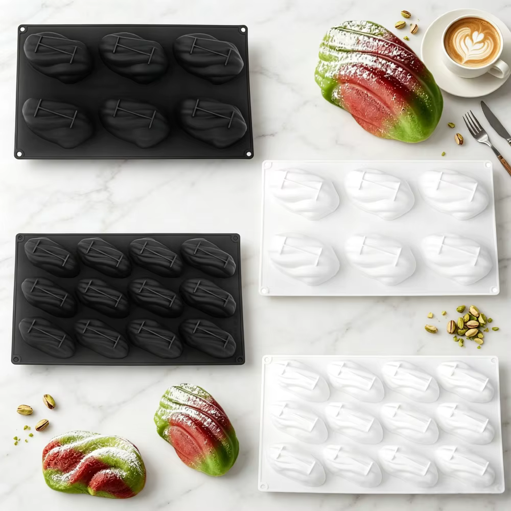 Moule en silicone à 6 ou 12 cavités pour pistaches