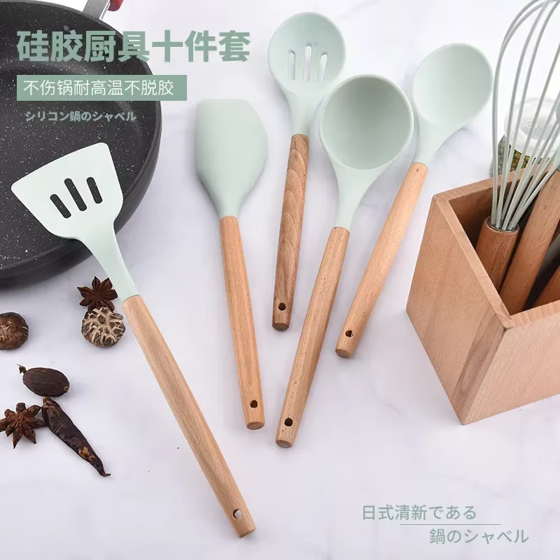 Ensemble d'ustensiles de cuisine antiadhésifs : accessoires d'outils