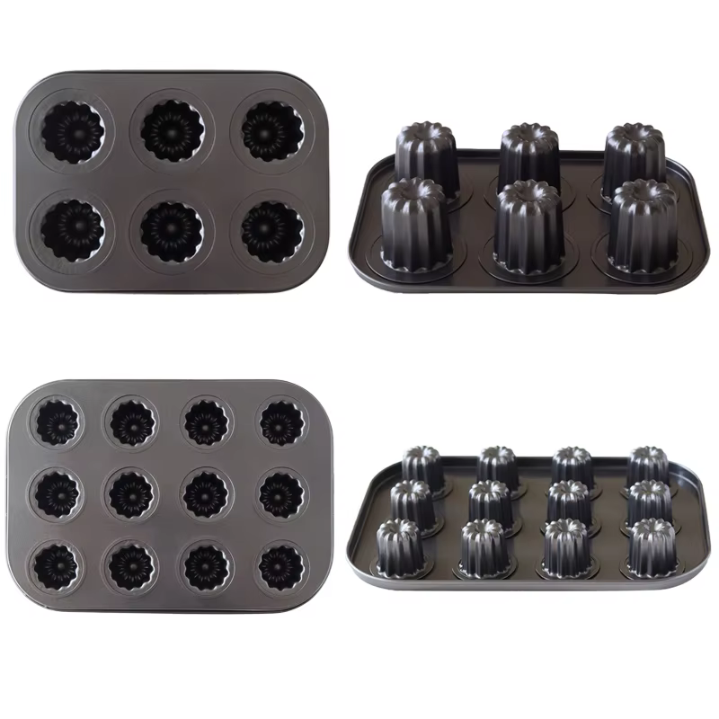 Moule à Canele antiadhésif en acier au carbone