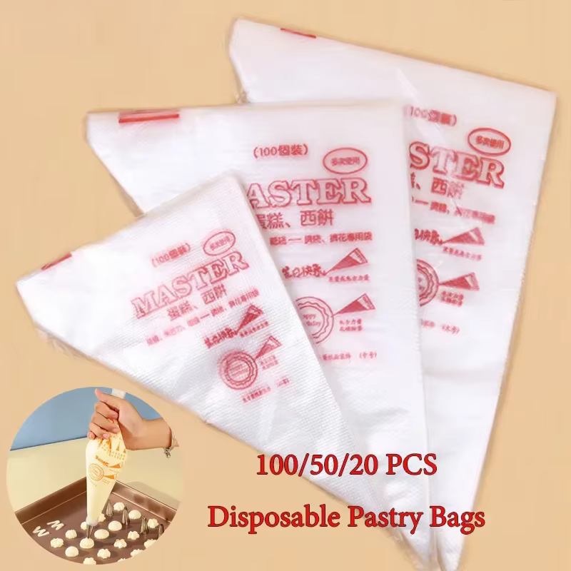Nouveau SML20 50 100 pièces sacs à pâtisserie jetables équipement de confiserie accessoires