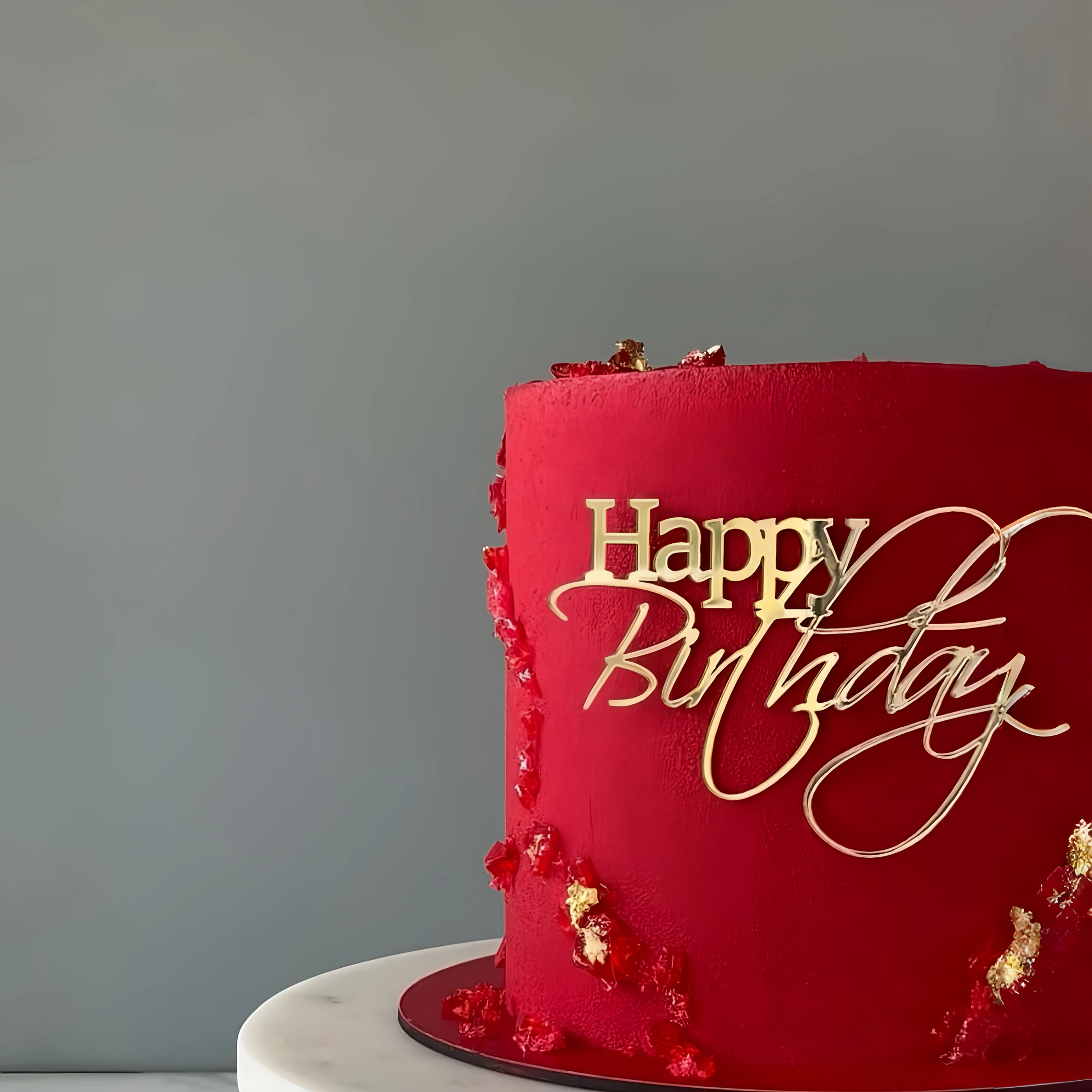 Décoration de gâteau joyeux anniversaire 3 pièces/5 pièces