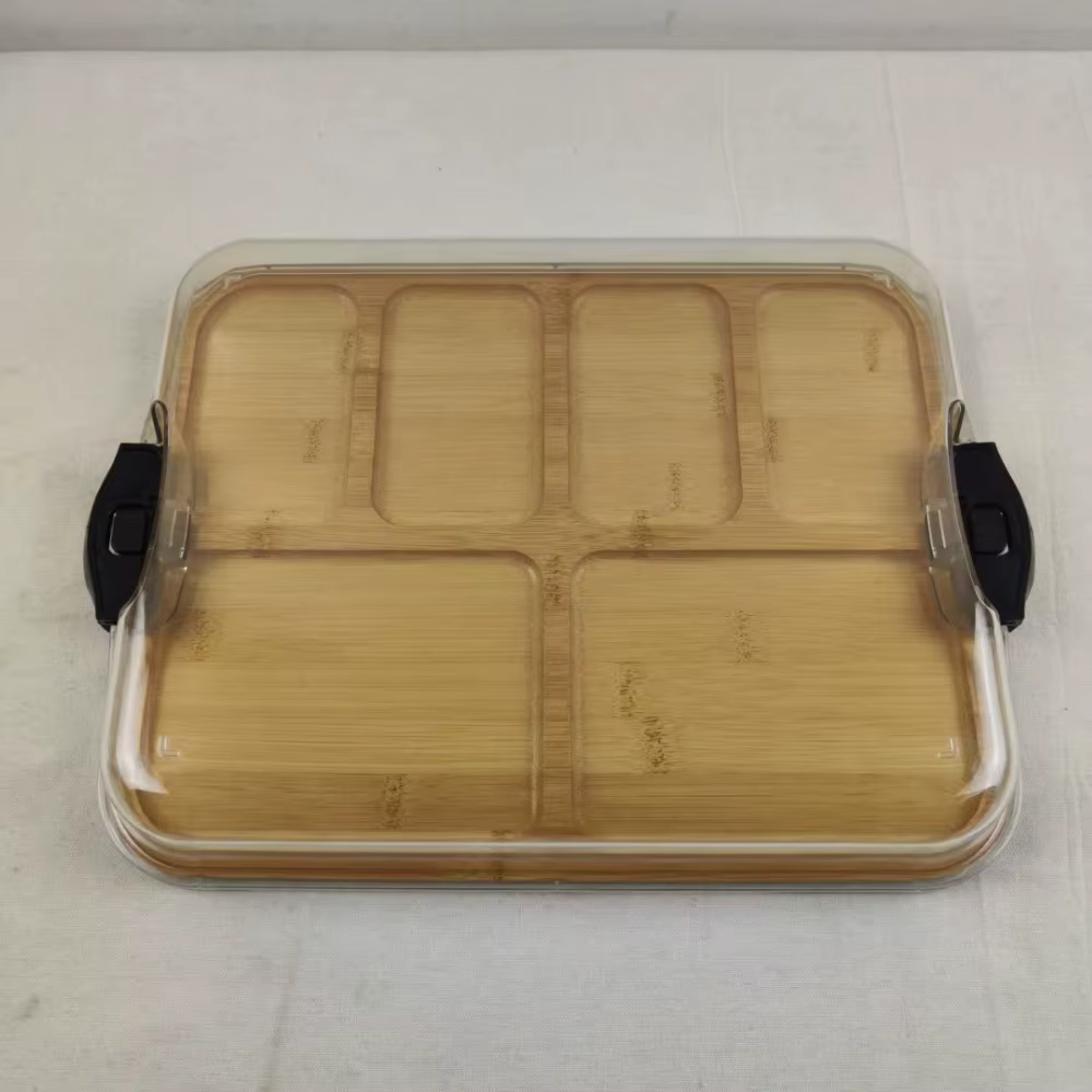 Plateau à charcuterie portable en bois