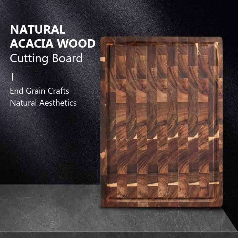 Planche à découper en bois d'acacia