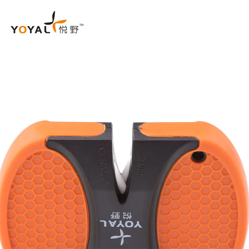 YOYAL professionnel extérieur Mini aiguiseur de couteaux en céramique et carbure affûtage