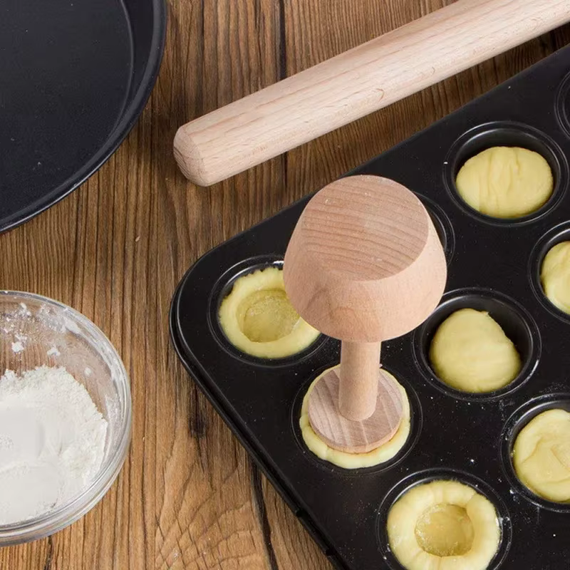 Tarte aux œufs en bois Portable