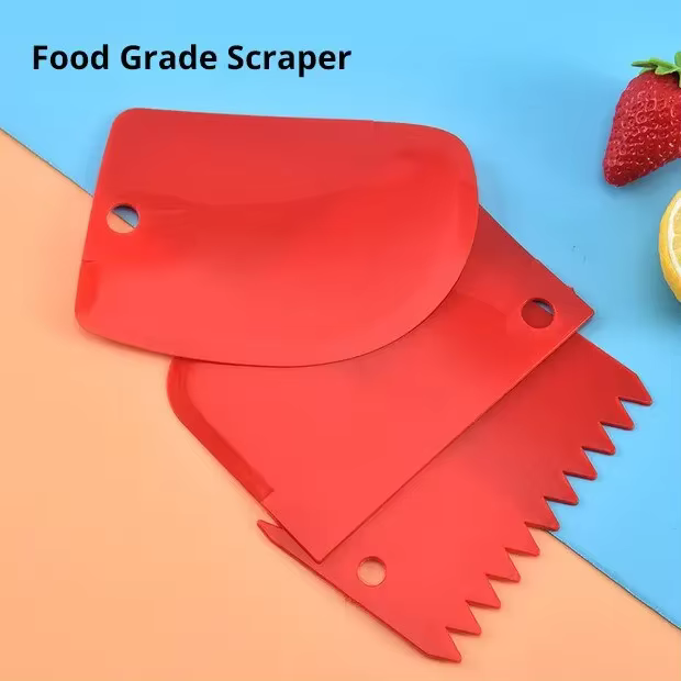 Grattoir à pâte en plastique