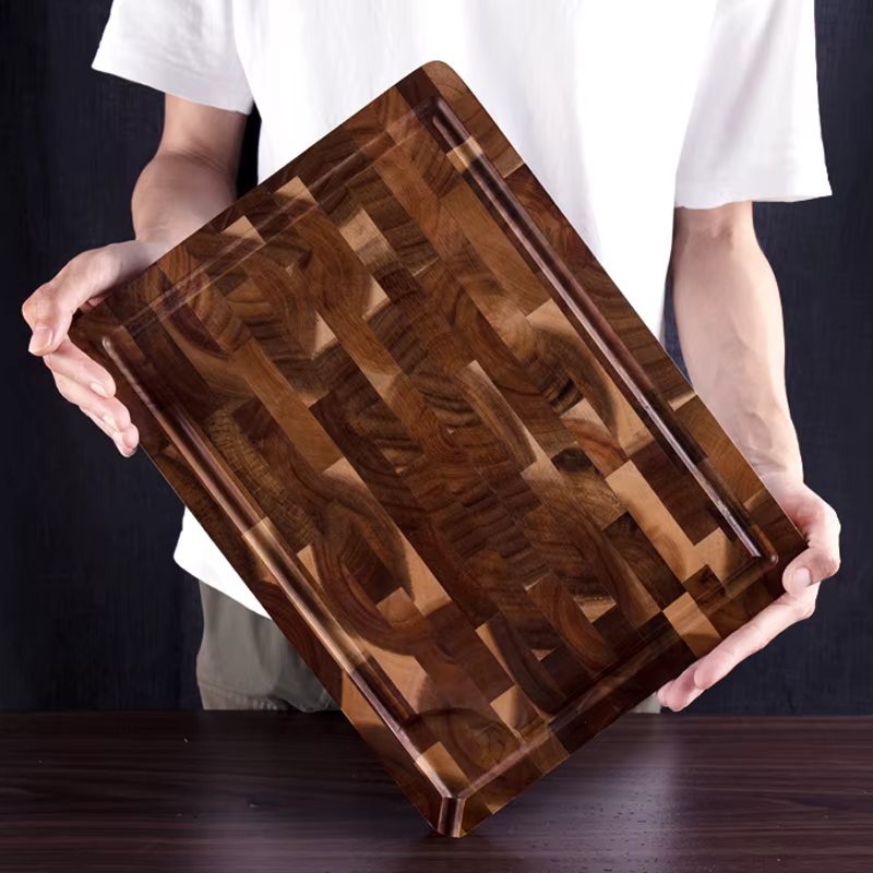 Blocs à découper en bois d'acacia