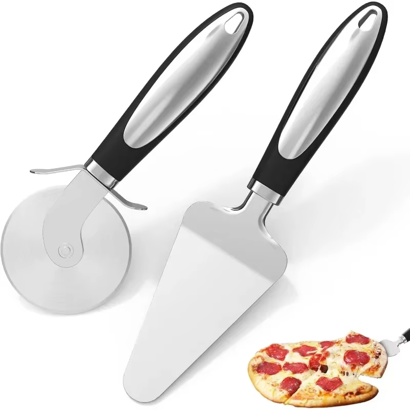 Coupe-Pizza de cuisine en acier inoxydable de qualité supérieure, outils de serveur, couteau, gaufres, biscuits, gâteaux, pain, pâte, trancheur, Gadgets de cuisine