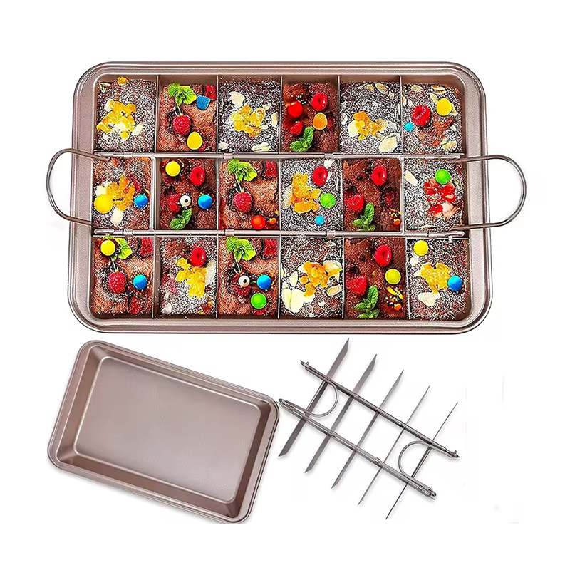 Poêle à Brownie avec séparateurs
