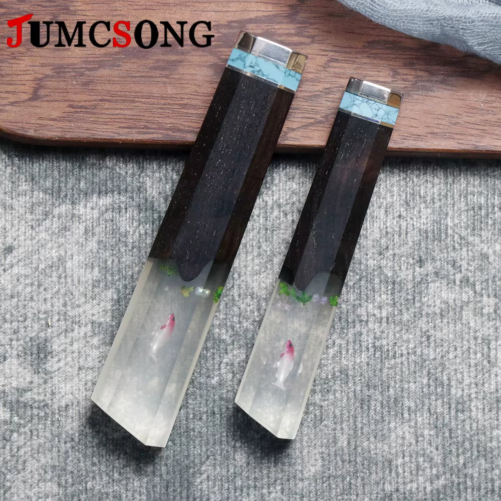 Manche de couteau de cuisine JUMCSONG pour les passionnés de bricolage