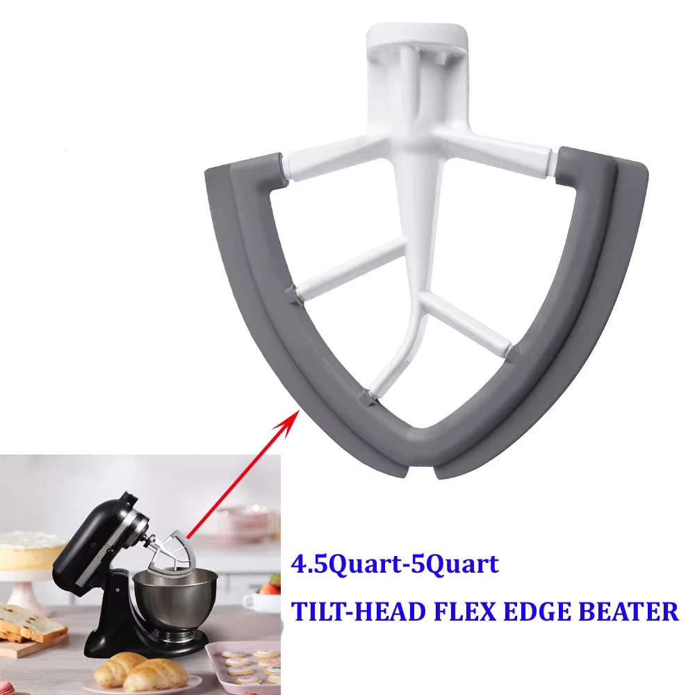 Batteur à bord flexible pour mélangeur KitchenAid 4