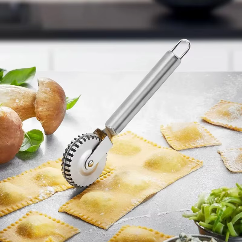Rouleau à pâtisserie antiadhésif en acier inoxydable