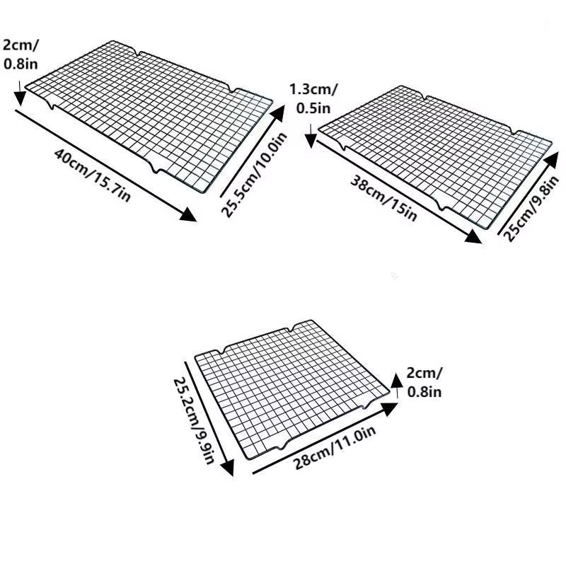 Grille de refroidissement pour biscuits et gâteaux